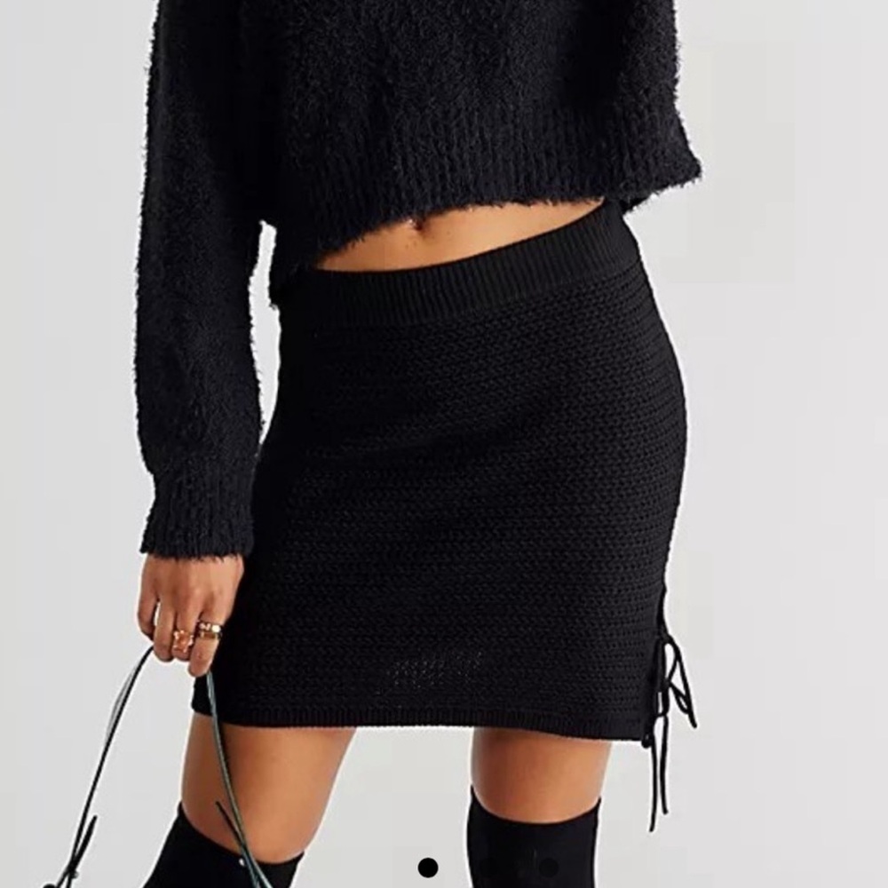 NWT Free People Reagan Sweater Mini Skirt Size Small